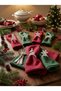 Christmas Themed 3D Printer Production Napkin Ring Set (6 Pieces) - Christmas Table Napkin Ring Decoration