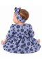 3-18 Months Baby Girl Polka Dot Belted Dress and Headband Set - 5