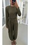 Women's Padded Blouse with Elastic Waist and Tie Detail, Shalwar Double Design Set - 4