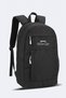 Favento Unisex Black / White Shoulder Bag