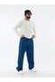 Blue Men's Baggy Jean Trousers with Side Stripe Detail Coc3601 - 2