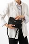 Women's Multi-Compartment Crossbody Shoulder Bag with Flap S-1451 - 4