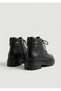 26K234 Genuine Leather Ankle-Length Lace-Up Boots for Women - 3
