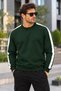 Men's Striped Detsyli Crewneck Sweatshirt with Pockets