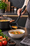 Silicone Ladle – Heat-Resistant Flexible Kitchen Ladle, Soup and Food Serving Spoon - 2