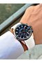 Functional White Sapphire Glass 10 Atm Japanese Miyota Soft Touch Silicone Men's Wristwatch 1220Qnt - 4