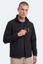 Corral I Men's Fleece-Lined Wind and Water Resistant Softshell Black Jacket & Coat - 7