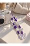 Purple Heart Butterfly Phone Charm Y2K Phone Strap Camera Charm Bag Ornament - 2