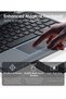 حافظة لوحة مفاتيح Bumper Go لجهاز Apple iPad Pro 11 2024 - لوحة مفاتيح بلوتوث مضاءة خلفياً مع حامل متعدد الزوايا - 5