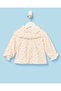 Infant Girls White Floral Print Blouse