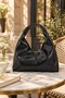 Black Shk356 Vintage, Soft Form, Wide Shopper, Women's Shoulder Bag