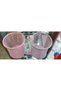 Pastel Colored Metal Desktop Pen Holder Set of 2 Ard789566 - 2