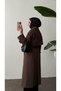 Belted Trench Coat - Brown - 5