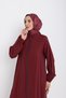 İnara Yazlik Cupra Set Burgundy - 9095 - 6