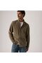 Authentic Button Men's Brown Velvet Textured Shirt A7210-0099 - 5
