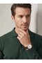 Fire Steel Knitted Polo Collar Sweater - 1023