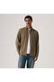 Authentic Button Men's Brown Velvet Textured Shirt A7210-0099