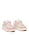 White-Powder Velcro Thick Soled Girls' Sports Shoes Sneaker Odessa P - 4