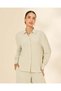 Women Green Long Sleeve Blouse