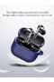 متوافق مع حافظة Galaxy Buds 3، غطاء حافظة من السيليكون الناعم مع سلسلة مفاتيح، مقاوم للصدمات، لهاتف Galaxy B - 6