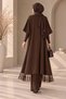 Women's Tasseled Detail Triple Knitwear Set - 5