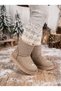 Suede Leather Mini Ug Boots Warm Stylish Winter Plush Lined Daily Unisex Children's Boots - 3