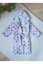 Outlet 100% Cotton Soft Bath Towel Bathrobe for Girls and Boys / Polka Dot - 2