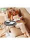 C Shaped End Table, Coffee Table, Round Side Table, Couch Table, Snack Side Table, for Small Spaces, - 7