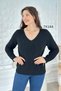 V-Neck Knitwear Blouse 7K144 - 5