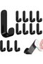 12 قطعة من الخطافات البلاستيكية اللاصقة، خطافات بسيطة وجذابة، حامل مفاتيح للحائط متعدد الاستخدامات للديكور