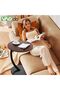 C Shaped End Table, Coffee Table, Round Side Table, Couch Table, Snack Side Table, for Small Spaces, - 7