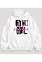 Gym Girl with Attitude Front Printed Cotton 3 Thread Raster Oversize Sweatshirt