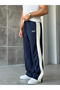 Baggy Tracksuit with Written Stripe Detail - 5