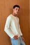 Men's sierre henley collar thessaloniki t-shirt white - 3