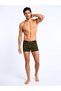Pizza Patterned Men's Boxer Cotton Lycra Shiny Elastic Boxed Black - 2