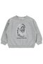 Lion Printed Sweatshirt for 2-5 Years Old - Gray