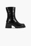 Thorn Women's Genuine Leather Long Heeled Boots with Elastic Sides B4792