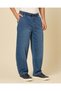 Men Blue Baggy Pull-On Jeans
