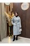 Ti̇a Premium Lined Oversize Coat |   Gray