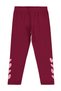 Heart Printed Leggings for 6-9 Years - Burgundy
