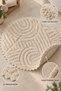 Bodrum Tufting Cotton Handmade Knitted 90 X 90 cm Mat 113 - 3