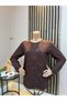 Women's Middle-Aged and Above Sea Shell Motif Winter Mother Combed Cotton Blouse - 2