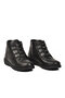 Anatomical Comfortable Sole Black Genuine Leather Rubber Sole Zippered Women's Boots Z396 - 4