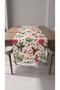 Duck Fabric Runner 40X110 cm – Christmas Candy Cane, Pine Branch and Red Ribbon Pattern, Water Repellent Stain-Resistant Table Runner - 5