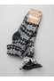 Turkmen Socks Woolen Booties 3-Pack Foldable Keep Warm Winter Home Socks Unisex Mixed Pattern - 2