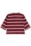 Striped 6-18 Month Sweatshirt - Burgundy - 2