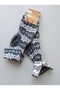 Turkmen Socks Woolen Booties 3-Pack Foldable Keep Warm Winter Home Socks Unisex Mixed Pattern - 4