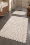 Bodrum Tufting Cotton Handmade Knitted 2-Piece Mat 113 - 4