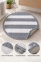 Bodrum Tufting Cotton Handmade Knitted 90 X 90 cm Rug 112 - 3