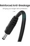 كابل محول USB C إلى DC PD، كابل طاقة USB Type C PD 36-100 واط إلى DC5521، جهد قابل للتعديل 5-20 فولت - 5